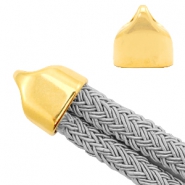 Terminali di metallo DQ (Ø20x10mm) oro (privo di nichel)