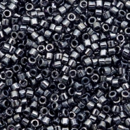 Perline Miyuki Delica 11/0 Opaque gunmetal grey DB-1