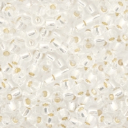 Rocailles Miyuki 8/0 Silverlined crystal 8-1
