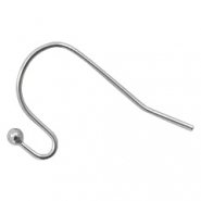 Componenti in acciaio inossidabile orecchini / monachella argento antico