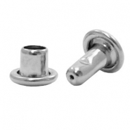 Componenti di metallo DQ viti maschio femmina argento antico