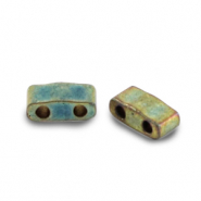 Perline Miyuki tila metà 5x2.3mm Metallic matte iris patina blue HTL-2008