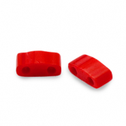 Perline Miyuki tila metà 5x2.3mm Opaque red HTL-408