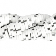 Perline Katsuki 4mm bianco vivo-nero