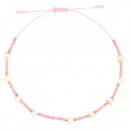 Braccialetti alla moda Miyuki con perle rosa