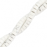 Perline in pietra naturale rondella 4mm marmo beige