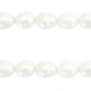 BQ Perle di acqua dolce chicco di riso 12x10mm bianco naturale