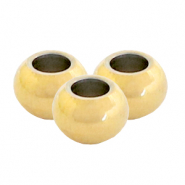 Perline in acciaio inossidabile 5mm oro