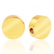 Perline in acciaio inossidabile tonda 8mm oro