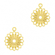 Pendenti in stile bohémien a forma di fiore oro