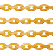 Catena in acrilico 15mm arancione ambra