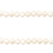 BQ Perle di acqua dolce rotonde 4mm bianco naturale