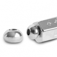 Message beads C.U.S&reg; per bigiotteria terminal argento (privo di nichel)