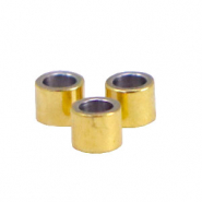 Perline in acciaio inossidabile tubo 2.5mm oro