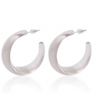 Orecchini alla moda a cerchio talpa