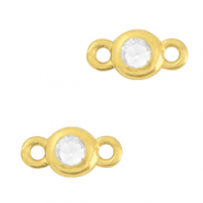 Distanziatori di vetro Crystal Glass 3mm cristallo-oro