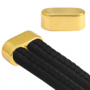 Terminali di metallo DQ doppio &Oslash;10mm oro (privo di nichel)