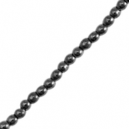Perline di ematite tonde 2mm nero