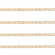 Componenti di metallo DQ catena a rol&ograve; anchor cable 5mm oro (privo di nichel)