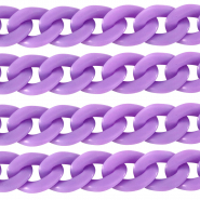 Catena in acrilico 29mm opaca viola petalo