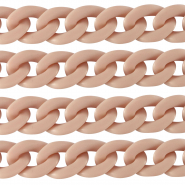 Catena in acrilico 29mm opaca rosa vintage