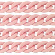 Catena in acrilico 29mm opaca rosa chiaro
