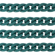 Catena in acrilico 18mm opaca blu petrolio