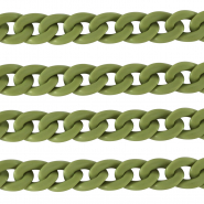 Catena in acrilico 18mm opaca verde boschetto