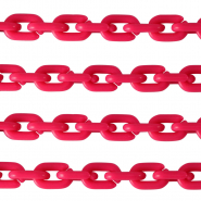 Catena in acrilico 15mm opaca rosa magenta