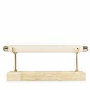 Espositore per bigiotteria per anelli natural-oro