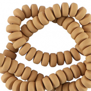 Perline di polimero rondella 7mm marrone