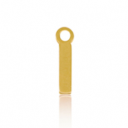 Ciondoli in acciaio inossidabile lettera I oro