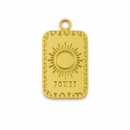 Ciondoli in acciaio inossidabile La Luna 'Power' oro