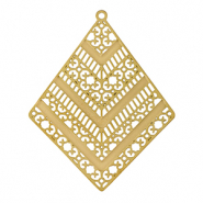 Ciondoli in acciaio inossidabile boh&eacute;mien rombo oro