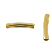 Perline in acciaio inossidabile tubo 30mm oro