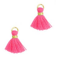Nappine 1.2cm oro-fucsia rosa neon