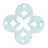 Pendenti in resina mosaico blu cielo