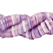 Perline Katsuki 4mm multicolor viola-effeto perlato