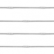 Componenti in acciaio inossidabile catena argento