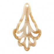 Pendenti in resina marrone sabbia