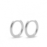 Componenti di metallo DQ Orecchini a cerchio 16mm argento (privo di nichel)