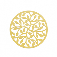 Ciondoli in acciaio inossidabile boh&eacute;mien 33mm oro