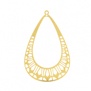 Ciondoli in acciaio inossidabile boh&eacute;mien goccia oro