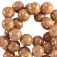 Perline in pietra naturale Perline in pietra naturale 4mm