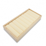 Espositore per bigiotteria per anelli natural-beige