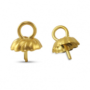 Componenti in acciaio inossidabile terminale per perline oro