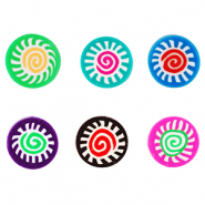 Perline di polimero il twist multicolore