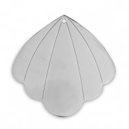 Ciondoli in acciaio inossidabile conchiglia argento