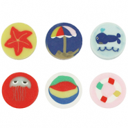 Perline di polimero spiaggia multicolore