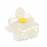 Accessori fermaglio per capelli fiore bianco